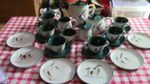 Denby Greenwheat afternoon tea set for 6