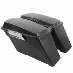 Black Hard Saddlebags Luggage for Harley Road King Classic 00-13