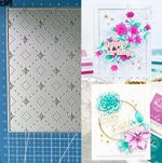 Metal Cutting Dies Background Frame Scrapbooking Paper Card Embossing Stencils