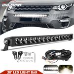 Curved Night Blazer 30"LED GRILLE LIGHT BAR FOR LAND ROVER DISCOVERY SPORT 14-19
