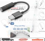 USB Type C To 3.5mm Universal Aux Audio Headphone Earphone Adapter Jack