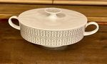 Vintage Rosenthal Secunda Grey Porcelain Lidded Serving Dish Tureen. NEVER USED