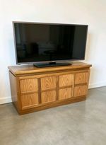 G Plan Nathan Squares Media Cabinet