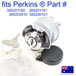 fits Perkins Ignition Start Switch Barrel 385201160 385201161 385202910 38520010