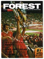 Nottingham Forest v Ajax 1979/80 European Cup Semi Final 1st leg
