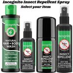 Incognito Insect Repellent Spray Natural Deet Free Clinically Proven Protection
