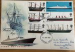 Great Britain British Ships First Day Cover 15 Jan 1969 FDI 5d 9d 1/-