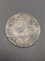 1802 A Austria 7 Kreuzer Silver Coin. Habsburg Fransis II. Rare Scarce. 