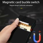 Metal Tobacco Holder Aluminum Cigarette Case Storage Pocket Box for 20 Cigarette