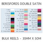 Bulk Reel - Berisfords Double Satin Ribbon 35mm x 50m