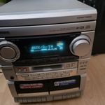 Aiwa XR-H220 MD Digital Audio HiFi Stereo System CD Tape Radio S-Bass POWERS UP