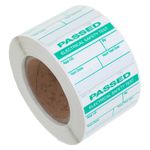 500 x PAT Testing Vinyl Appliance Labels - Passed