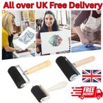 Hard Rubber Roller Printing Ink Lino Brayer Art Craft Tool Handmade Printing NEW