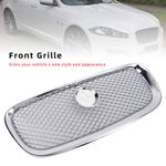 XF-R Style Front Bumper Grill Grille Fit Jaguar XF 2012-2015 Chrome FX