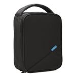 Smash Insulated Lunch Bag, Fabric, 8cm x 18cm x 25cm,Black Black 