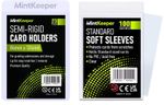 MintKeeper Combo | Semi-Rigid Card Holders + Sleeves | Multiple Bundle Options