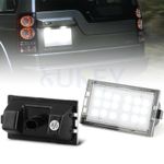 LED License Number Plate Lights 2X For Land Rover Freelander 2 Discovery LR3 LR4