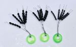 Float Stop Bead Line Stoppers Black Rubber  Buffer Sliding Small Medium Large