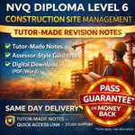 NVQ Diploma Level 6 Construction Site Management All Answers *Assessor Verified*