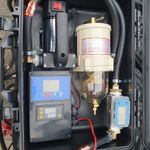 HIGH FLOWRATE  DIESEL POLISHER FILTER PUMP SYSTEM 12 V-in plastic suitcase