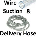 PVC WIRE REINFORCED SUCTION & DELIVERY NO KINK VACUUM HOSE 19mm 25mm 32mm 38m