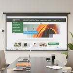 Projector Screen Electric Motorised 72-120'' Home Theater Remote 4:3 16:9