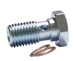 M10x1mm Banjo Bolt Stainless Custom Brake System AN-3 3mm Hose Fitting 12mm Long