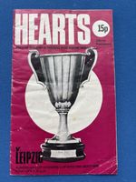 Hearts FC Heart of Midlothian V Leipzig 1976 Cup Winners Cup (rare)