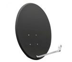 SATELLITE DISH ANTENNA - 90 CM CORAB GREY - ASTRA THOR HOTBIRD GRAPHITE 4K HDTV