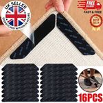 8/16Pcs Carpet Non Slip Grippers Rug Mat Anti Curling Reusable Washable Stickers