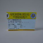 1997 Leicester City V Manchester United Used Match Ticket Stub Rare