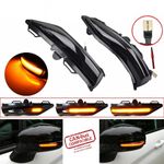 Ford Fiesta MK8 2017+ Dynamic Indicator Turn LED Side Mirror Sequential Smoked