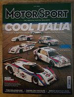 Motorsport Magazine July 2020 ; Cool Italia = 6 Legendary Lancia's in Martini !