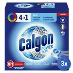 3X Calgon Anti-Scale Washing Machine Tabs 15 Pieces 4 In 1 Made In Italy
