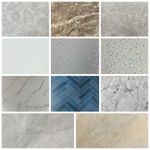 Large 1000mm Wide x 2.4m Shower Wet Wall Panels Bathroom Cladding PVC 10mm Thick