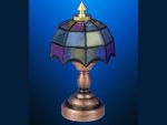 Dolls House Table Lamp LED With A Coloured Shade 1:12 Scale Light DE310 tumdee