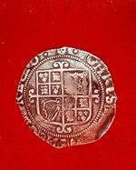 King Charles 1st English Hammered Silver Shilling Coin c1625-1649 ref.007