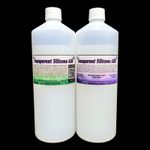 Transparent Clear Silicone Moulding Rubber 2kg Kit