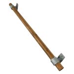 Stair Rail Banister Handrail Wooden Industrial Metal Silver Key Clamp Fittings