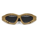 TACTICAL MESH GLASSES PROTECTIVE STEEL MESH LENS GOGGLES PAINTBALLING AIRSOFT