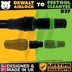 DeWalt AirLock DWV9000 - Festool Cleantec D27 Adapter Converter Connector | Dust