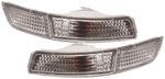 TOYOTA MR2 2 91-99 CRYSTAL CLEAR CHROME FRONT INDICATORS REPEATERS LIGHTS
