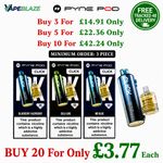 PYNE Pod Click 50K Refill Pods | 20mg | Prefilled Replaceable Pods | 10K Puffs |