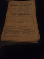 Worcester City  v Nuneaton  1958/59 ( L Pages )  Reasonable  Condition