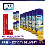 12x Professional Galvanised Auto Spray Paint 400ml Anti-Rust Protection