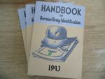 WW2 Field Manual Handbook on German Army Identification 1943 reproduction 
