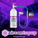 Electric Car Aircon AC R1234yf Compatible Refill Regas Gas x1+ Hose&Gauge Kit