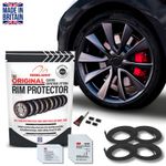 Alloy Wheel Rim Protector Strips 4x Rimblades Original Kerb Rash Guard 9 Colour