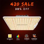 Spider Farmer SF1000 LED Grow Light 100W Smart APP Control for 2 Plants