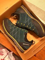 Men’s SCARPA Crux GORE-TEX Hiking Shoes Blue UK 10.5
